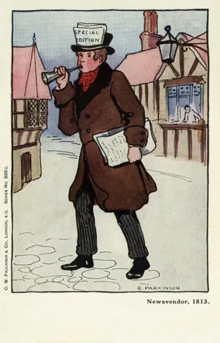 Framed Print : Newsvendor