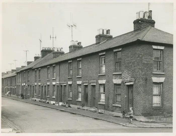 Framed Print : Newton Street (Demolished to make way for Townsley Close) Framed Print : Newton Street (Demolished to make way for Townsley Close)