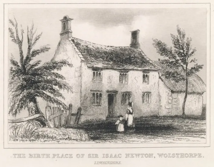 Framed Print : Newton / Woolsthorpe Lincs Framed Print : Newton / Woolsthorpe Lincs