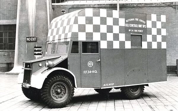 NFS (London Region) Fire Force 34 Control Unit, WW2
