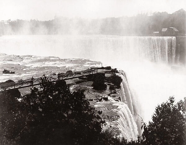 Niagara Falls from the American side, c. 1890