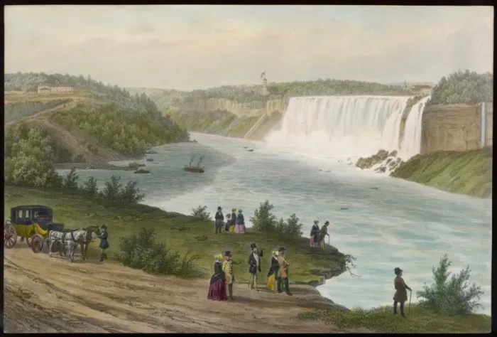 Framed Print : Niagara Falls Anon 1 Framed Print : Niagara Falls Anon 1