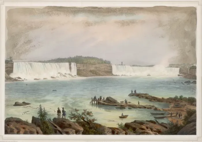 Framed Print : Niagara Falls Anon 2 Framed Print : Niagara Falls Anon 2
