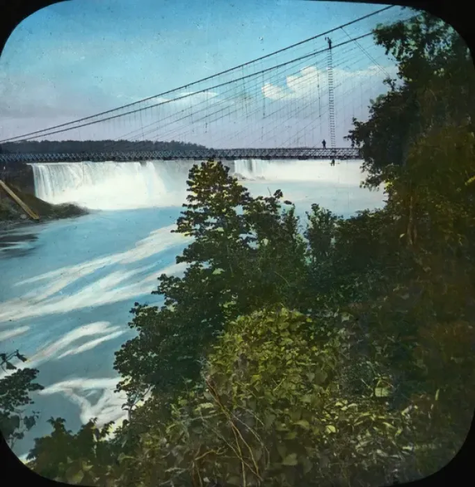 Framed Print : The Niagara Falls Suspension Bridge, USA Framed Print : The Niagara Falls Suspension Bridge, USA