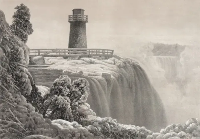 Framed Print : Niagara in winter Framed Print : Niagara in winter