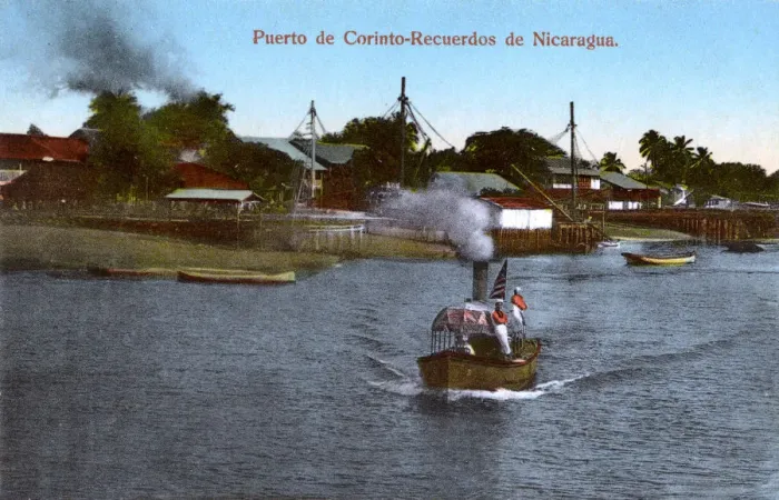 Framed Print : Nicaragua - The Corinto-Recuerdos River - small steamer Framed Print : Nicaragua - The Corinto-Recuerdos River - small steamer