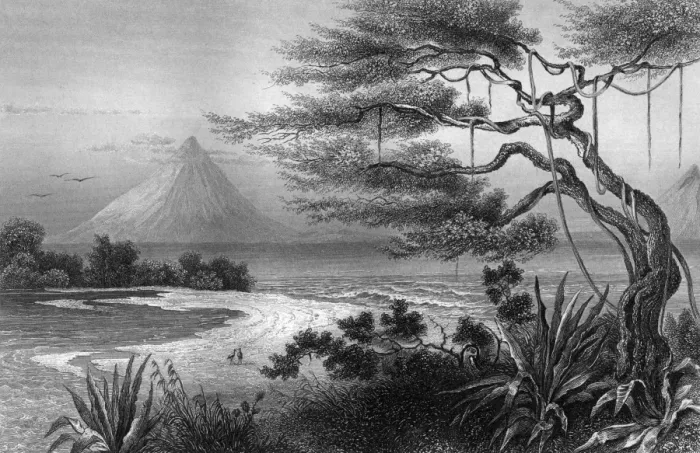 Framed Print : Nicaragua River Scene Framed Print : Nicaragua River Scene