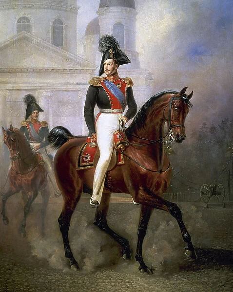 Nicholas I (1796-1855). Emperor of Russia (1825-1855). Portr