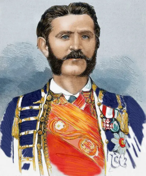 Framed Print : Nicholas I (1841-1921). Prince (1860-1910) and King of Monte Framed Print : Nicholas I (1841-1921). Prince (1860-1910) and King of Monte