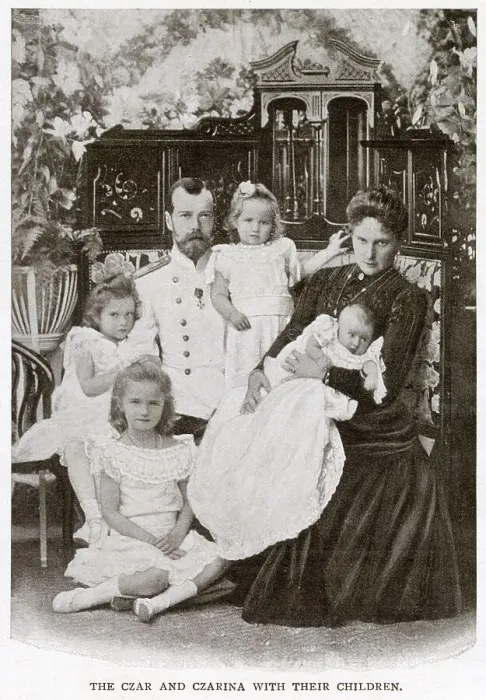 Framed Print : Nicholas II and his family 1901 Framed Print : Nicholas II and his family 1901