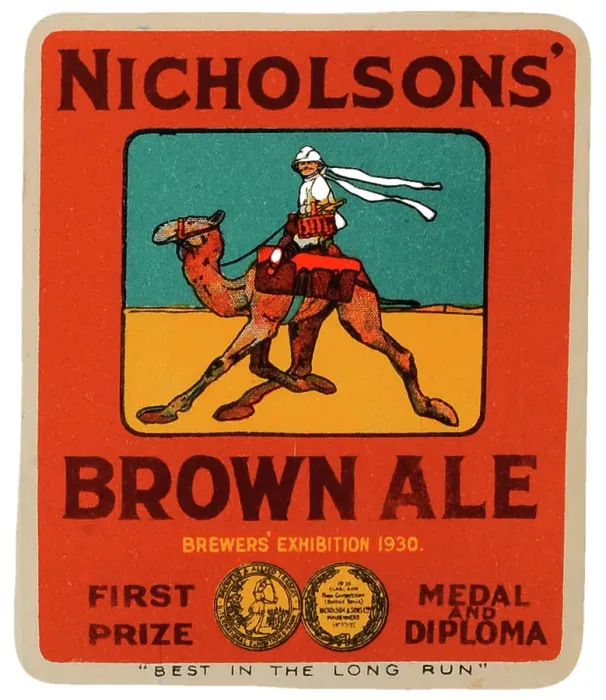 Framed Print : Nicholsons Brown Ale (Medal Winners logo) Framed Print : Nicholsons Brown Ale (Medal Winners logo)
