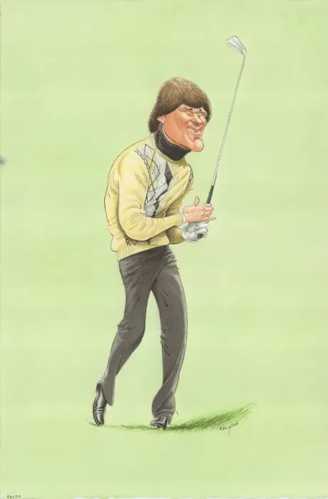Framed Print : Nick Faldo - English golfer Framed Print : Nick Faldo - English golfer
