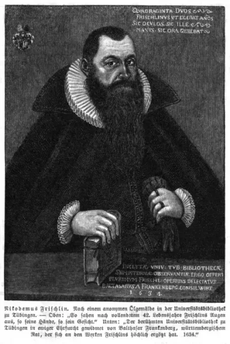 Framed Print : Nicodemus Frischlin - 1 Framed Print : Nicodemus Frischlin - 1