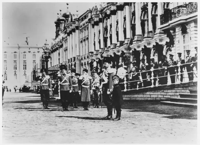 Framed Print : Nicolas Ii / Parade / Son Framed Print : Nicolas Ii / Parade / Son