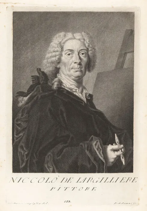 Framed Print : Nicolas de Largillière, French portrait painter, 1656-1746 Framed Print : Nicolas de Largillière, French portrait painter, 1656-1746