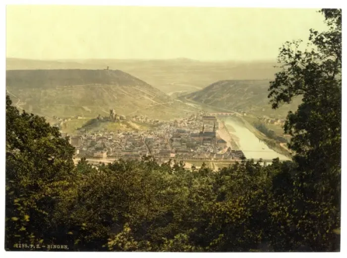 Framed Print : From Niederwald, Bingen, the Rhine, Germany Framed Print : From Niederwald, Bingen, the Rhine, Germany