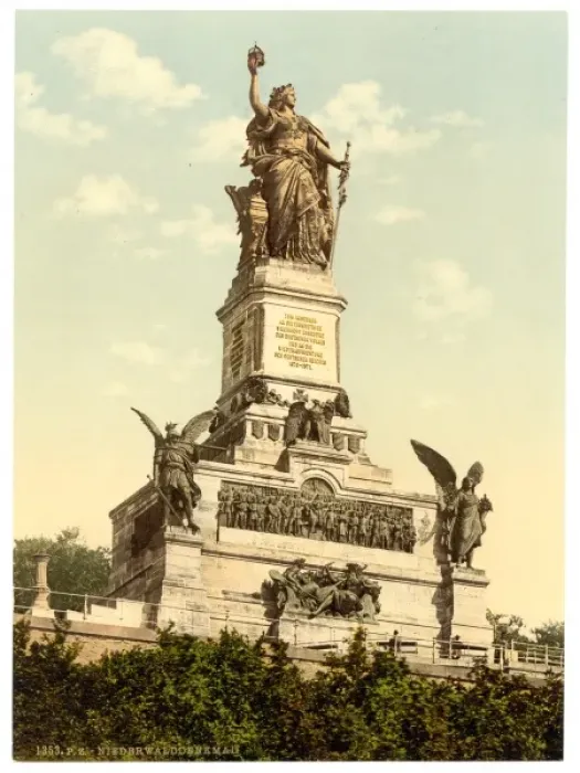 Framed Print : Niederwald Monument, the Rhine, Germany Framed Print : Niederwald Monument, the Rhine, Germany