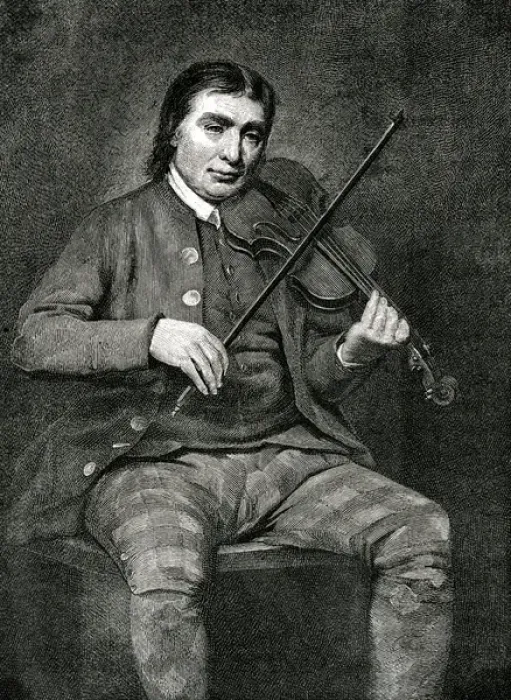 Framed Print : NIEL GOW Scottish fiddler and composer Date: 1727 - 1807 Framed Print : NIEL GOW Scottish fiddler and composer Date: 1727 - 1807