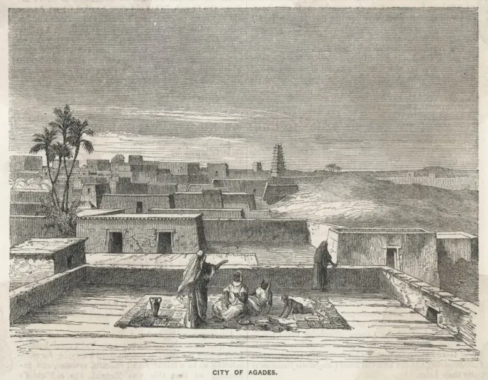 Framed Print : Niger / Agades 1850S Framed Print : Niger / Agades 1850S