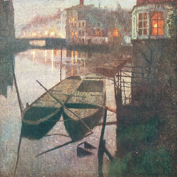 Night On A Canal, Ghent