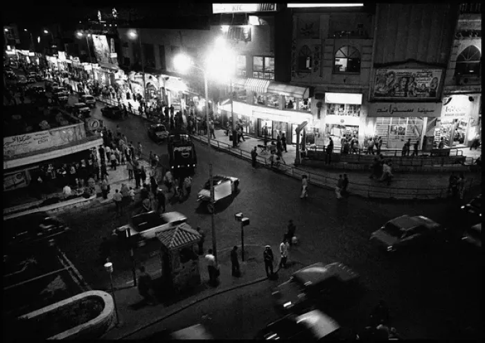 Framed Print : Night in city square Alexandria, Egypt Framed Print : Night in city square Alexandria, Egypt