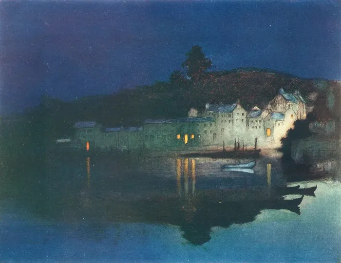 Framed Print : Night On The Dart Framed Print : Night On The Dart
