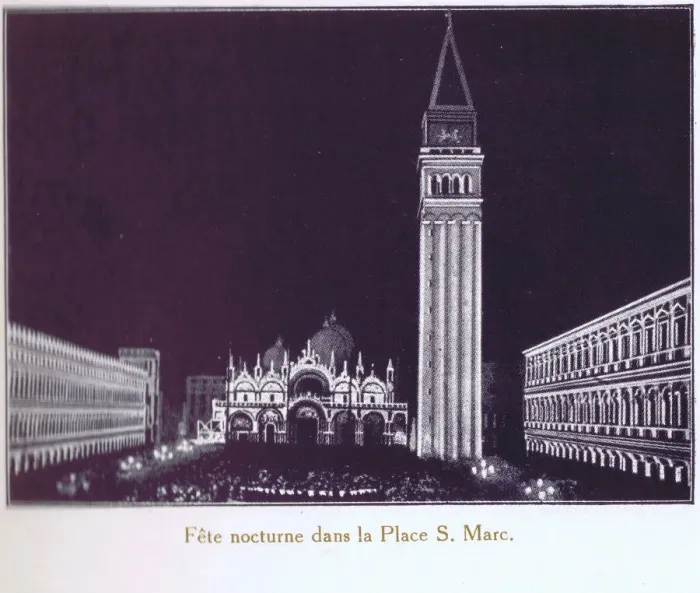 Framed Print : A night-scene of Saint Marks Basilica, Venice, 1929 Framed Print : A night-scene of Saint Marks Basilica, Venice, 1929