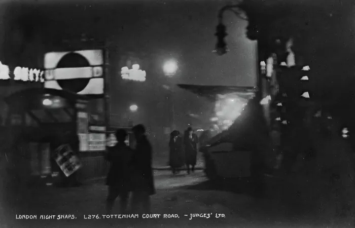 Framed Print : Night Scene on Tottenham Court Road Framed Print : Night Scene on Tottenham Court Road