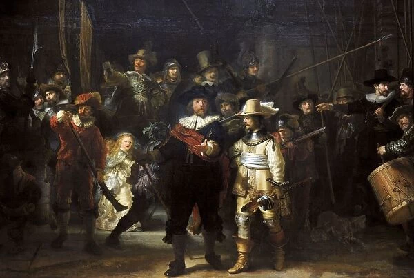 The Night Watch, 1662, by Rembrandt (1606-1669)