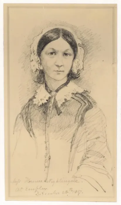 Framed Print : Nightingale in 1857 Framed Print : Nightingale in 1857