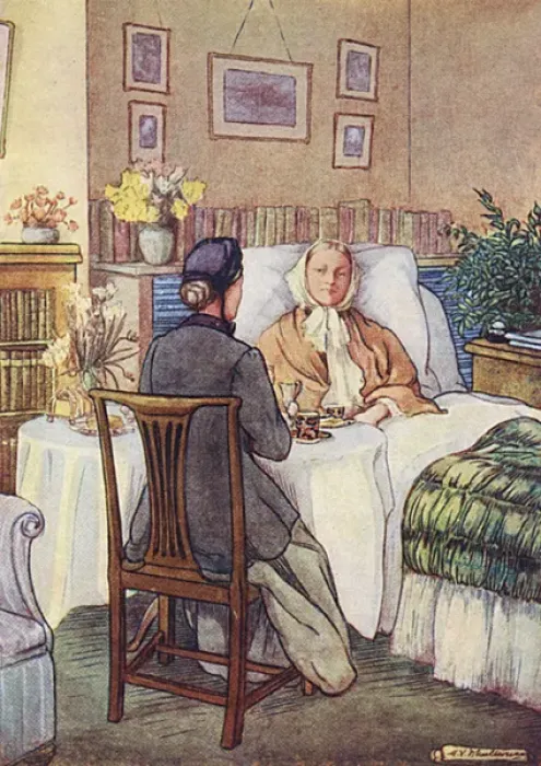 Framed Print : Nightingale & Visitors Framed Print : Nightingale & Visitors