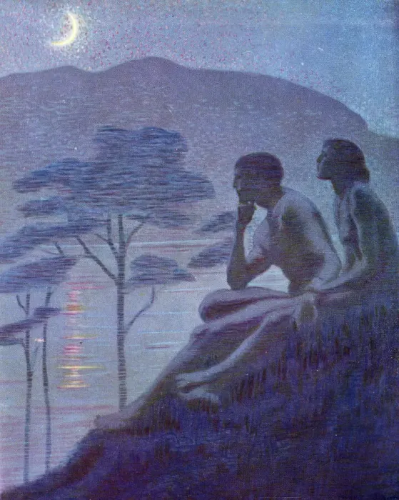 Framed Print : Give me nights perfectly quiet... Date: 1913 Framed Print : Give me nights perfectly quiet... Date: 1913