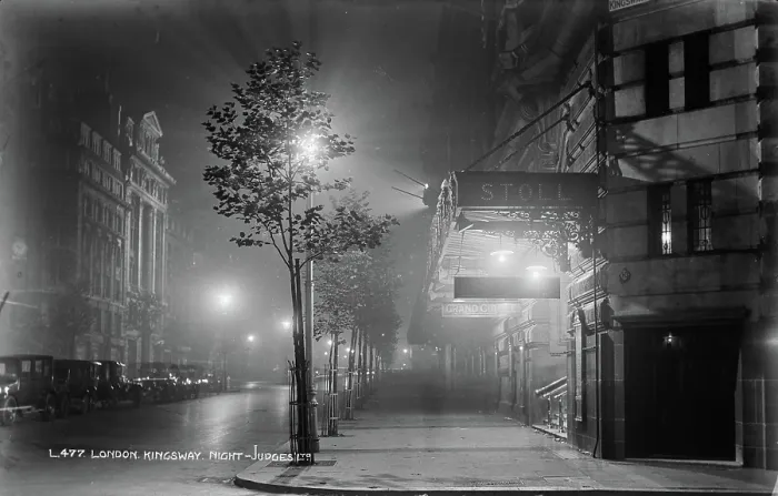 Framed Print : Nighttime on Kingsway, London Framed Print : Nighttime on Kingsway, London