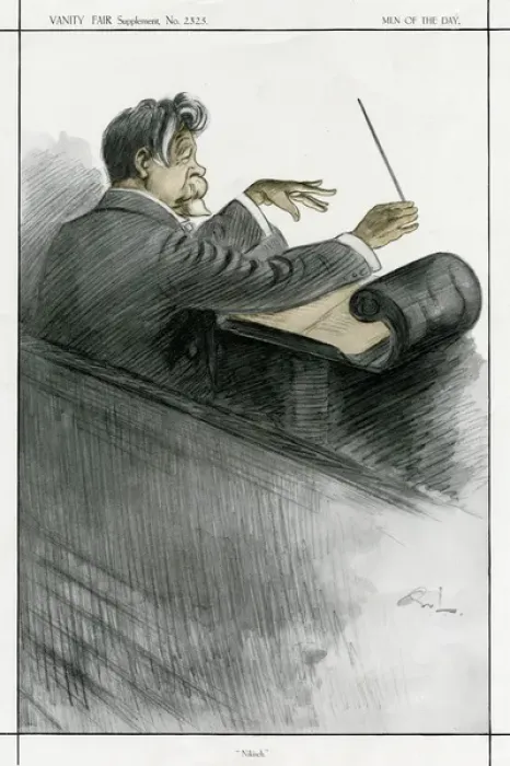 Framed Print : Nikisch Conducting Framed Print : Nikisch Conducting