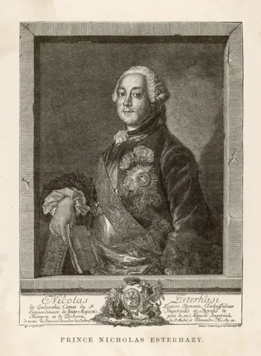 Framed Print : Nikolaus Josef Esterhazy Framed Print : Nikolaus Josef Esterhazy