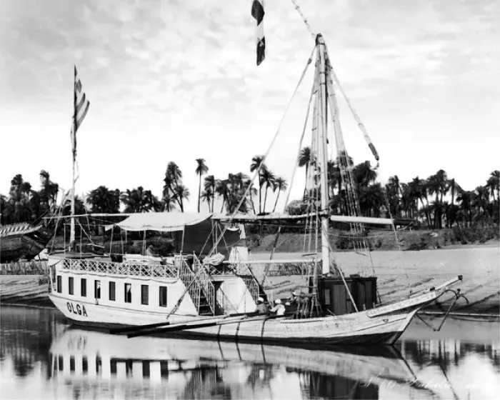Framed Print : Nile barge, Egypt Framed Print : Nile barge, Egypt