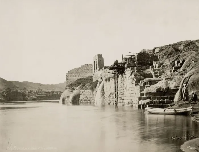 Framed Print : Nilometre or Nilometer, Elephantine Island, Egypt Framed Print : Nilometre or Nilometer, Elephantine Island, Egypt