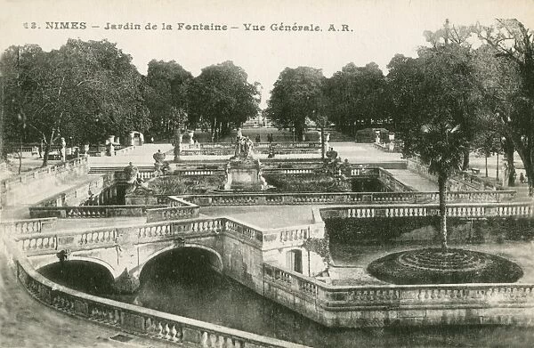 Nimes, France - Jardin de la Fontaine