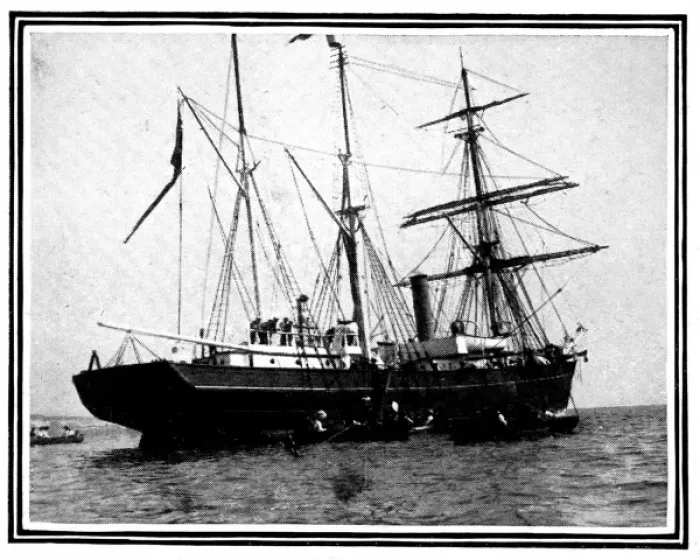 Framed Print : The Nimrod, Falmouth Harbour, 1909 Framed Print : The Nimrod, Falmouth Harbour, 1909