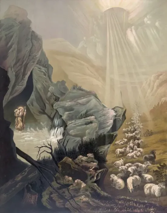 Framed Print : Ninety and nine or the lost sheep Framed Print : Ninety and nine or the lost sheep