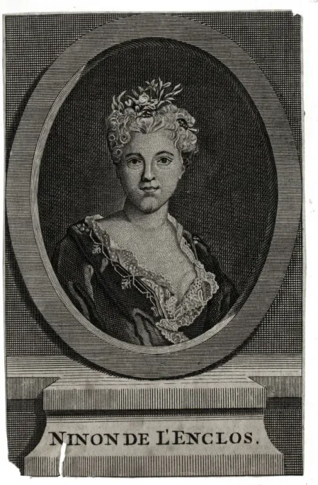 Framed Print : Ninon de L Enclos or Ninon de Lanclos, French author Framed Print : Ninon de L Enclos or Ninon de Lanclos, French author