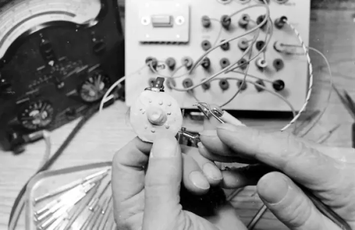 Framed Print : Nipple radio transmitter for use in spying Framed Print : Nipple radio transmitter for use in spying
