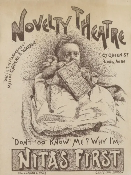Framed Print : Nitas First, at the Novelty Theatre, Great Queen Street, Long Acre, London Framed Print : Nitas First, at the Novelty Theatre, Great Queen Street, Long Acre, London