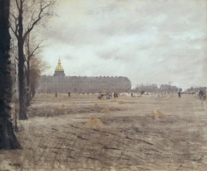 Framed Print : DE NITTIS, Giuseppe (1846-1884). Place des Invalides Framed Print : DE NITTIS, Giuseppe (1846-1884). Place des Invalides