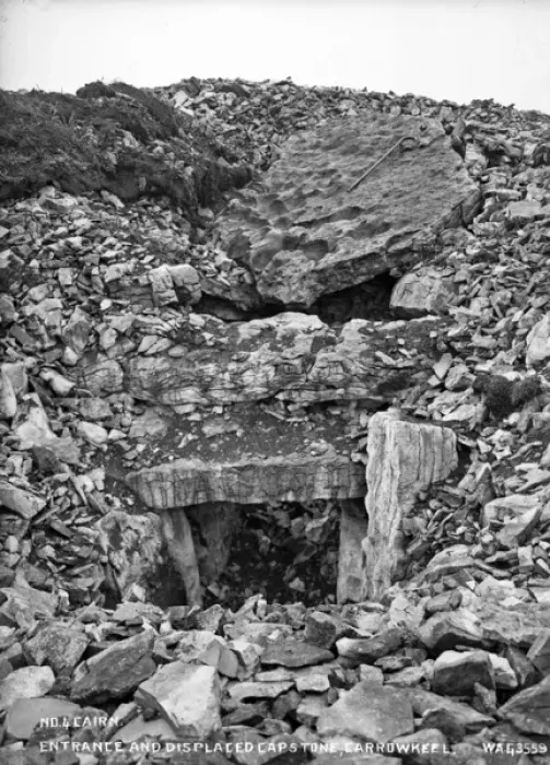 Framed Print : No. 4. Cairn, Entrance and Displaced Capstone, Carrowkeel Framed Print : No. 4. Cairn, Entrance and Displaced Capstone, Carrowkeel