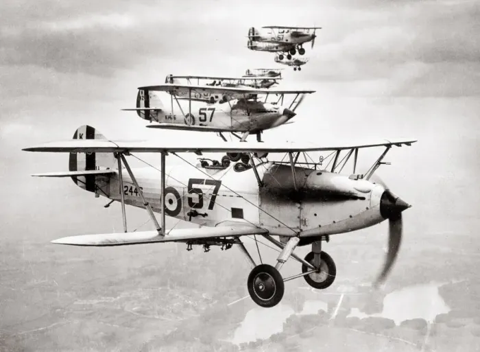 Framed Print : No. 57 Squadron RAF, Hawker Hart aircraft, 1932 Framed Print : No. 57 Squadron RAF, Hawker Hart aircraft, 1932