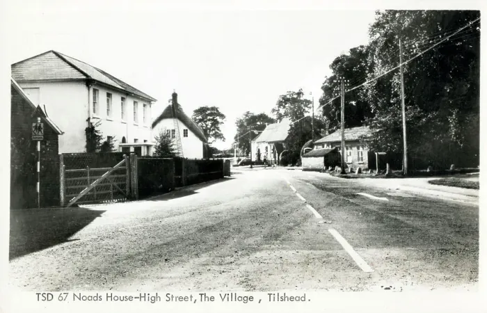 Framed Print : Noads House - High Street, The Village, Tilshead Framed Print : Noads House - High Street, The Village, Tilshead