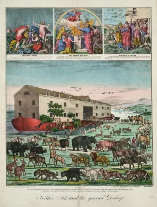 Framed Print : Noahs ark and the general deluge Framed Print : Noahs ark and the general deluge