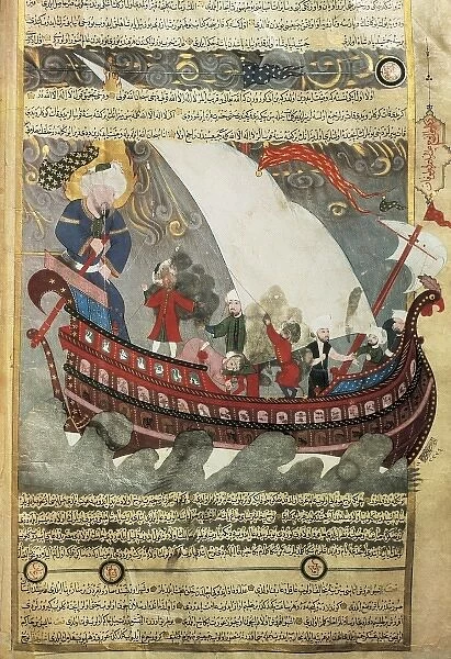 Noahs Ark around the Ka bah during the Great