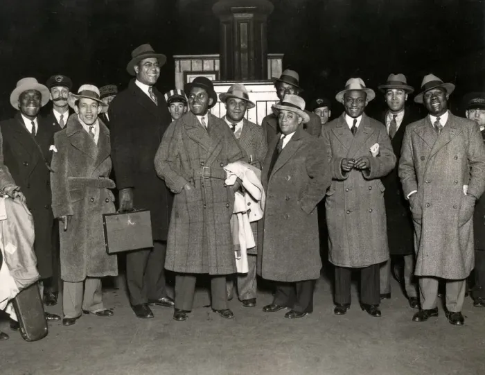 Framed Print : Noble Sissle and his band members in the UK Framed Print : Noble Sissle and his band members in the UK